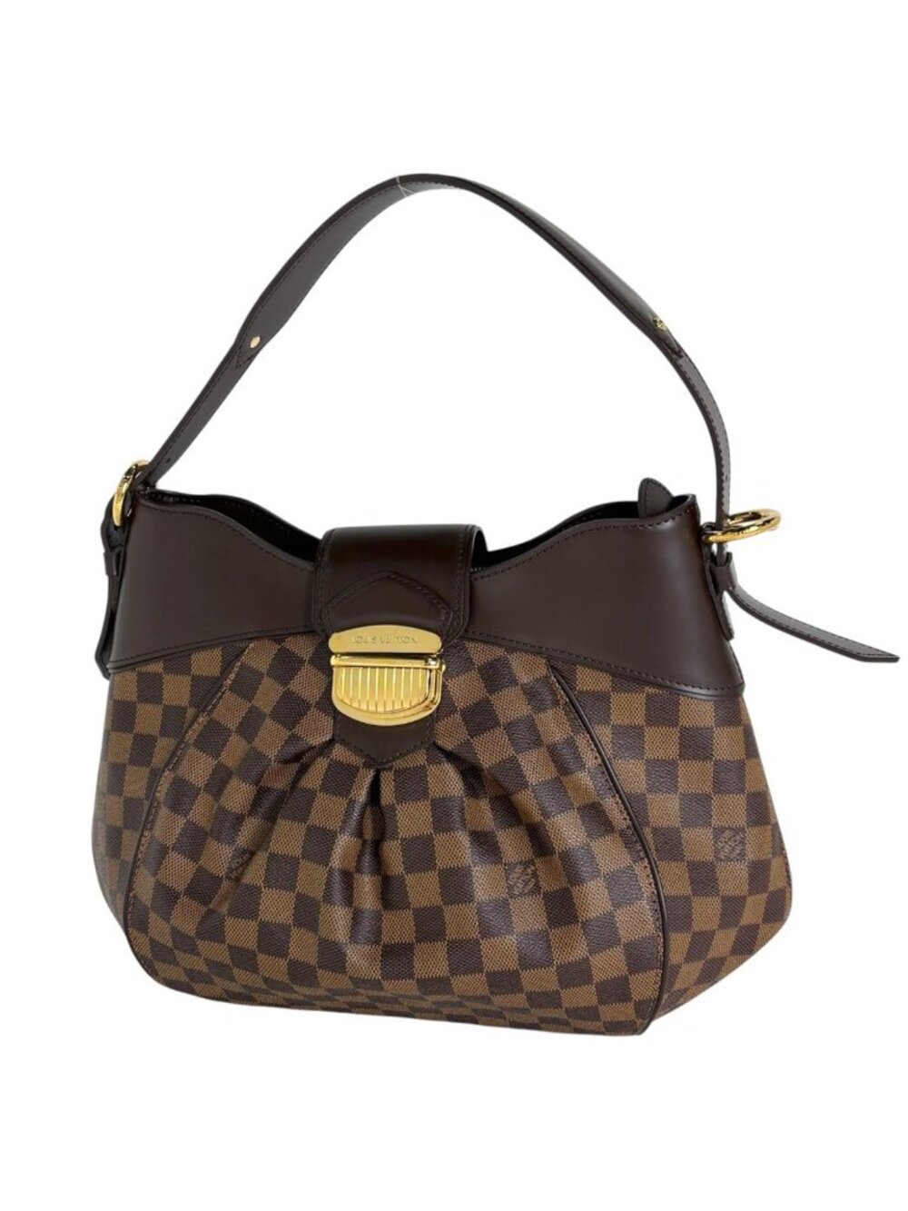 Louis Vuitton Sistina MM Shoulder Bag Damier Brown